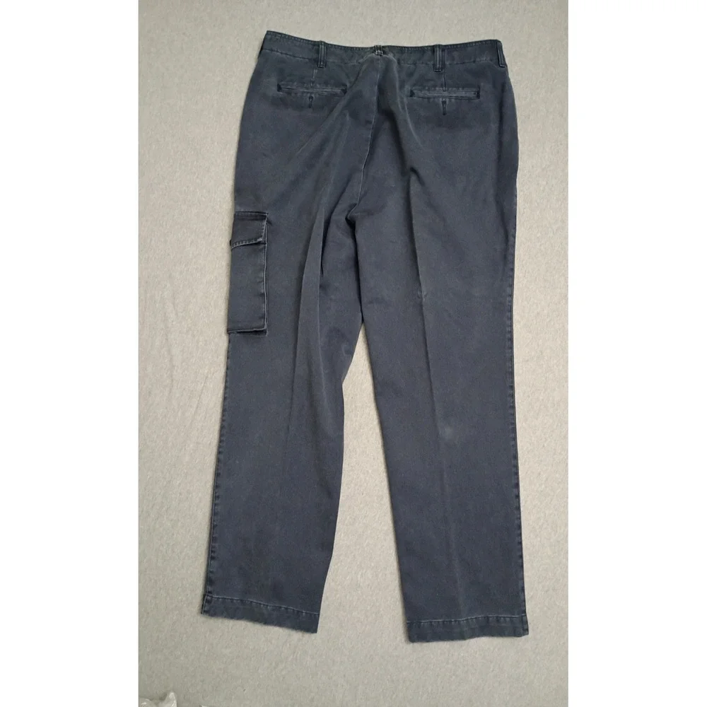 Polo Ralph Lauren Mens Cargo Pants Navy Blue Faded Cotton 38x32 974828594ABL
